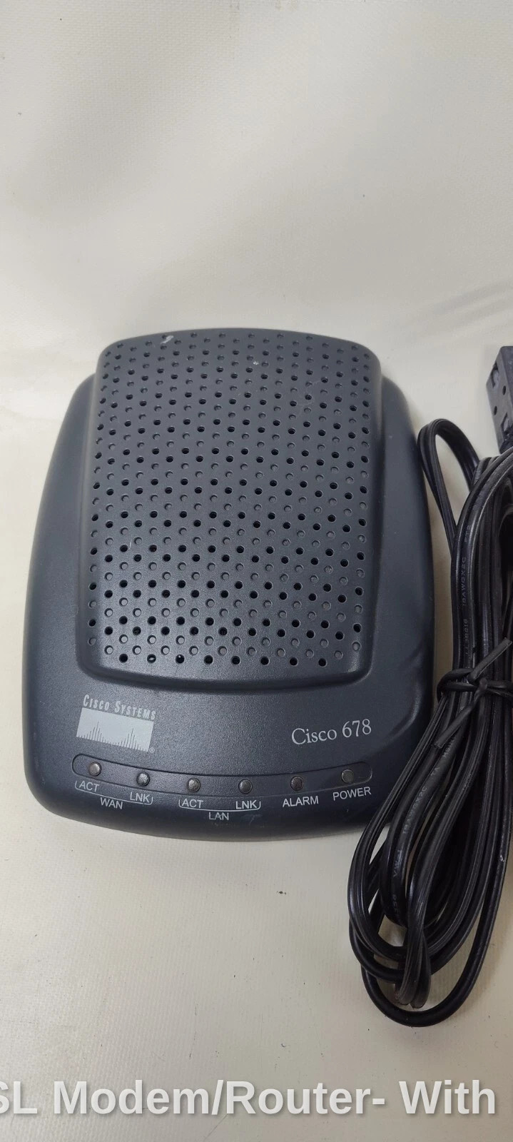 Cisco Systems 678 DSL Modem/Router- With Power Cord 2.4.1 DMT
