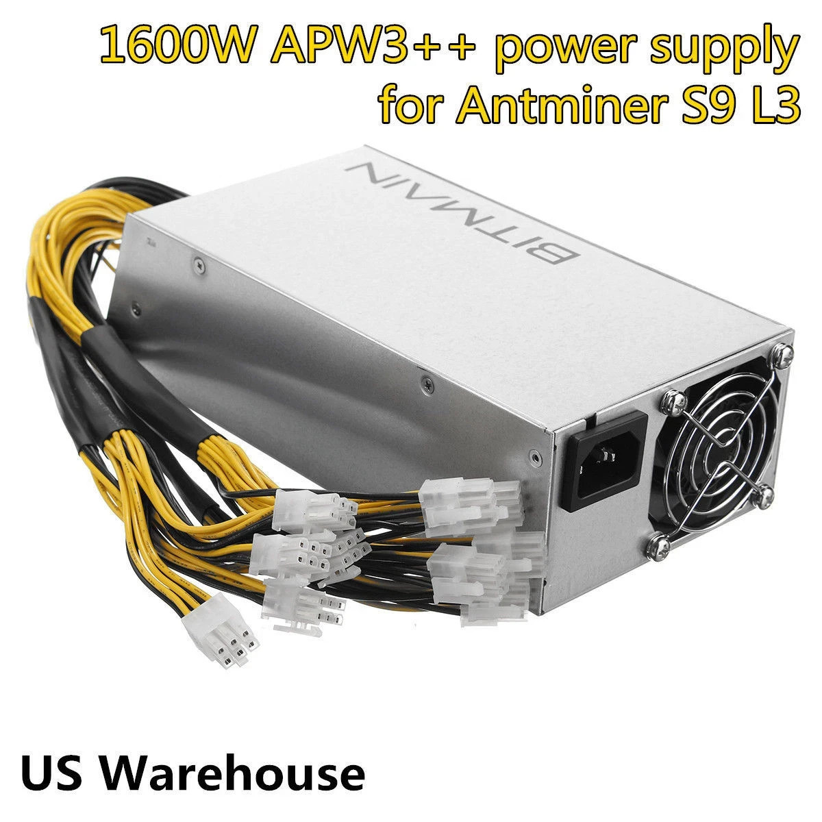 Antminer APW3 PSU 1600w power supply D3 S9 S7 L3 X3 B3 Z9 T9