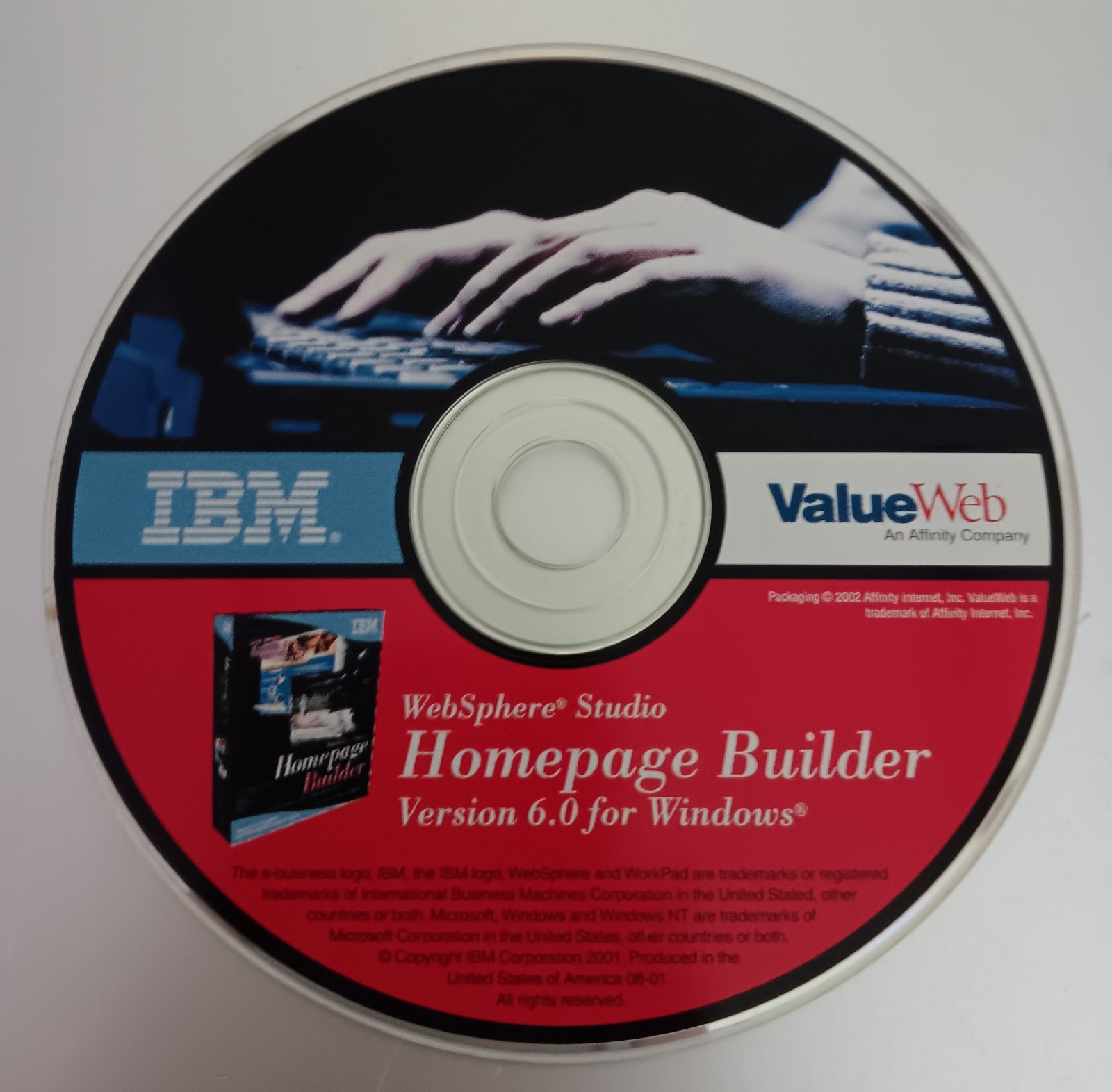 Vintage IBM Homepage Builder V 6.0 Windows Websphere Studio