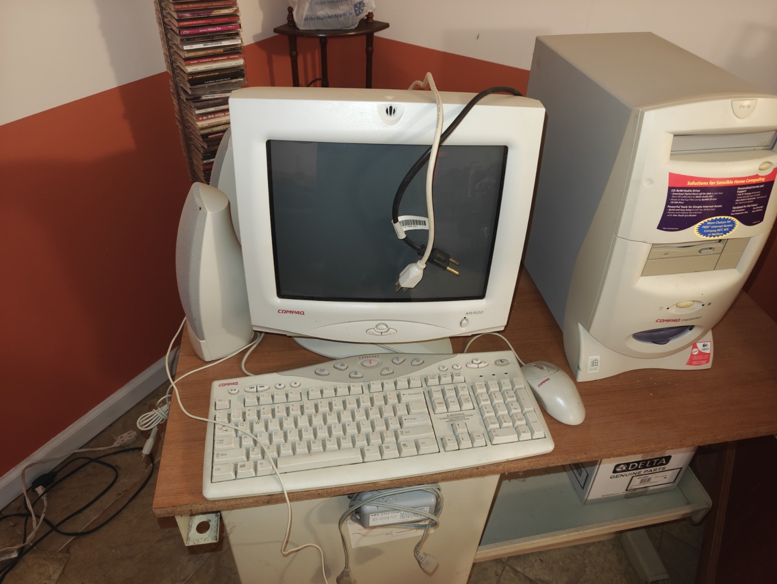 Vintage 1990s Compaq Presario 7478 Computer Complete Set
