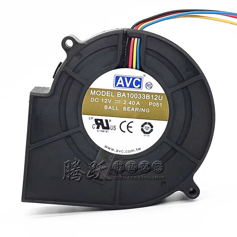 AVC BA10033B12U DC12V 2.40A 9733 High Airflow Turbo Cooling Fan