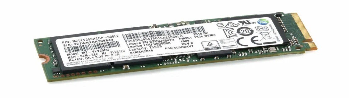 00UP706 - 256GB, m.2, Pcie 3X4, Umis, Opal SSD Hard Drive