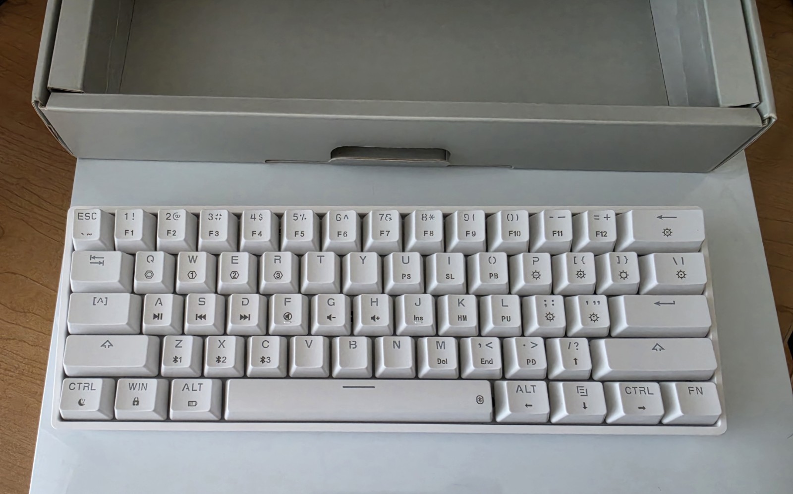 EPOMAKER SK61S 60% Wireless Mechanical Keyboard Black Switch Tested And Working