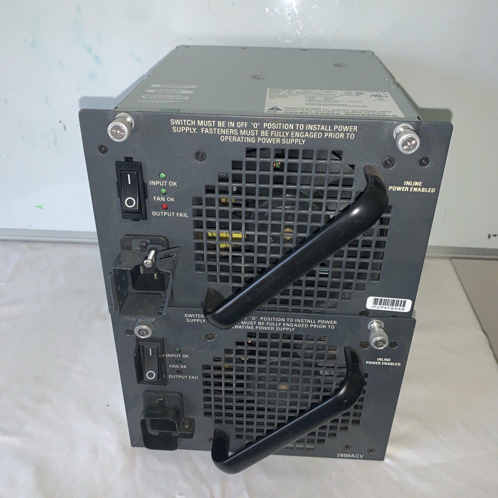 (2) Cisco Sony APS-172 2800W Power Supply Module for Cisco Catalyst 4500 Tested