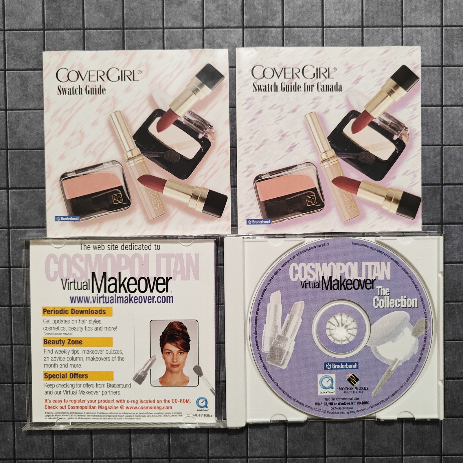 Cosmopolitan Virtual Makeover The Collection - (PC, CD-ROM) - COMPLETE w/INSERTS