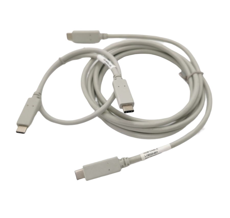 0.5m + 1.8m USB-C CABLE (L18333-001) For HP Engage AIO 145 ElitePOS G1 Base dock