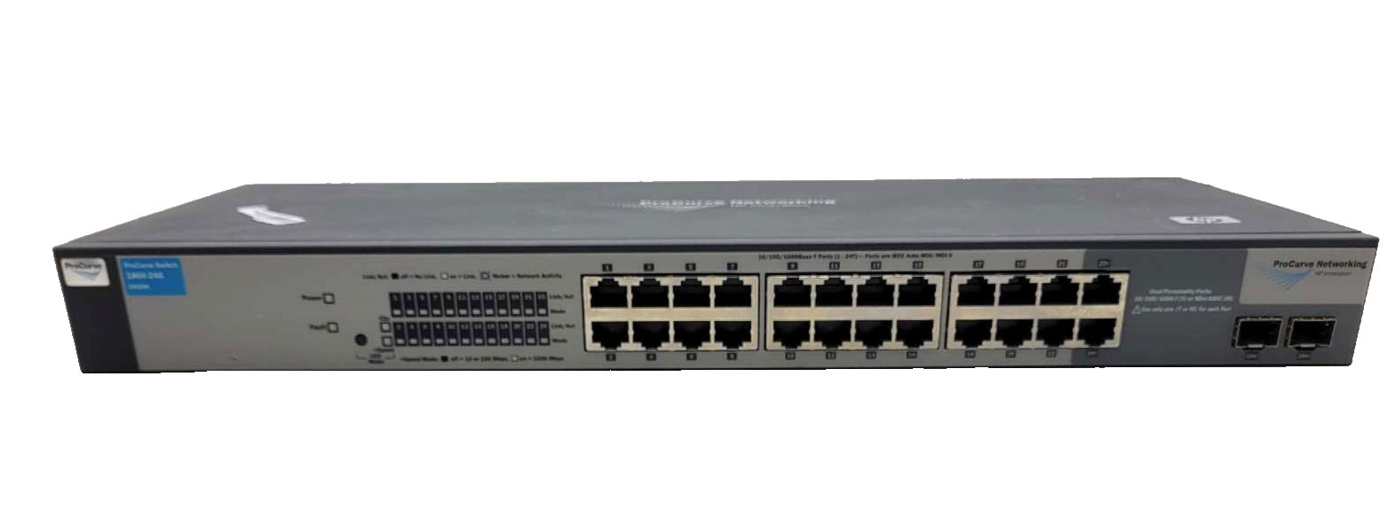 HP ProCurve 1800-24G 24-Port Gigabit Ethernet Network Switch P/N: J9028A Tested