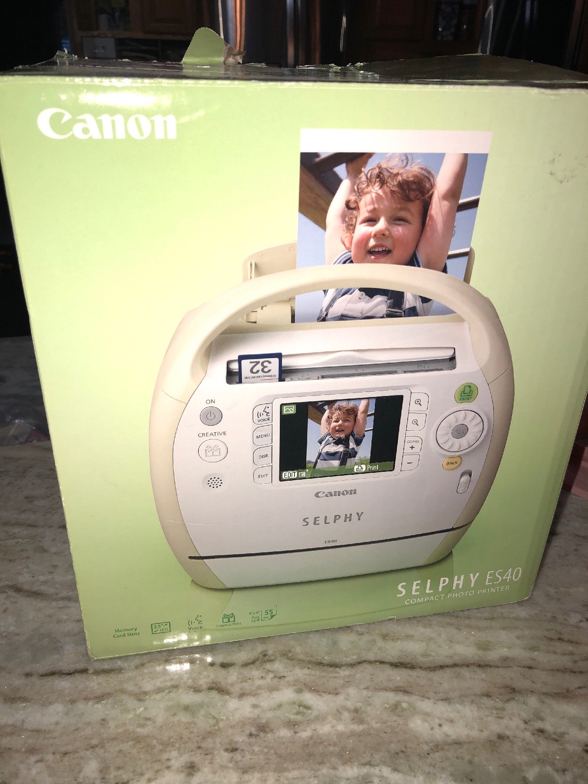Canon Selphy ES40 Compact Portable Photo Laser Printer Brand New Please READ