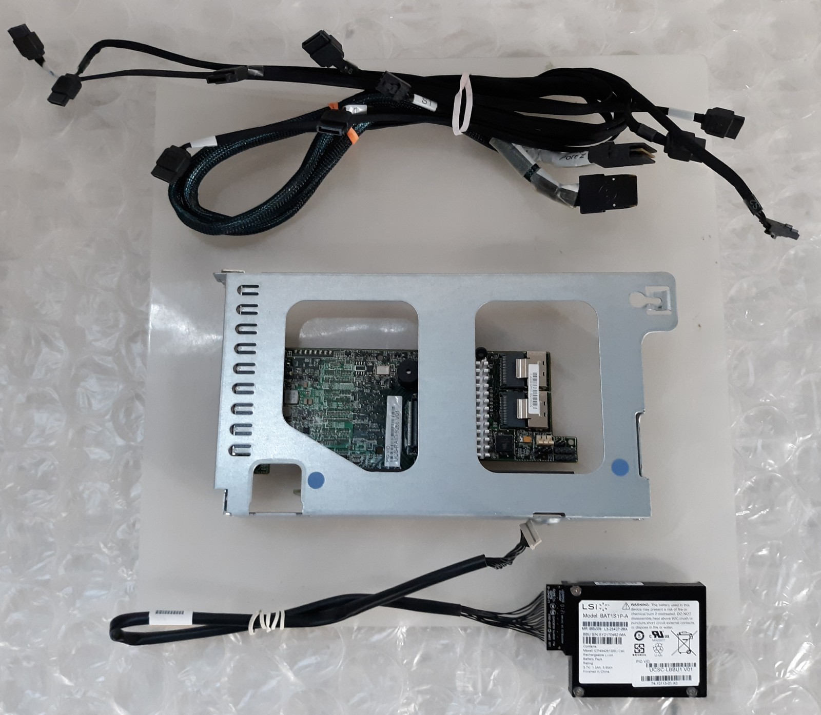 Cisco Bundle UCSC-RAID-9266 PCIe RAID Controller w/ Battery & Cables+Riser Card