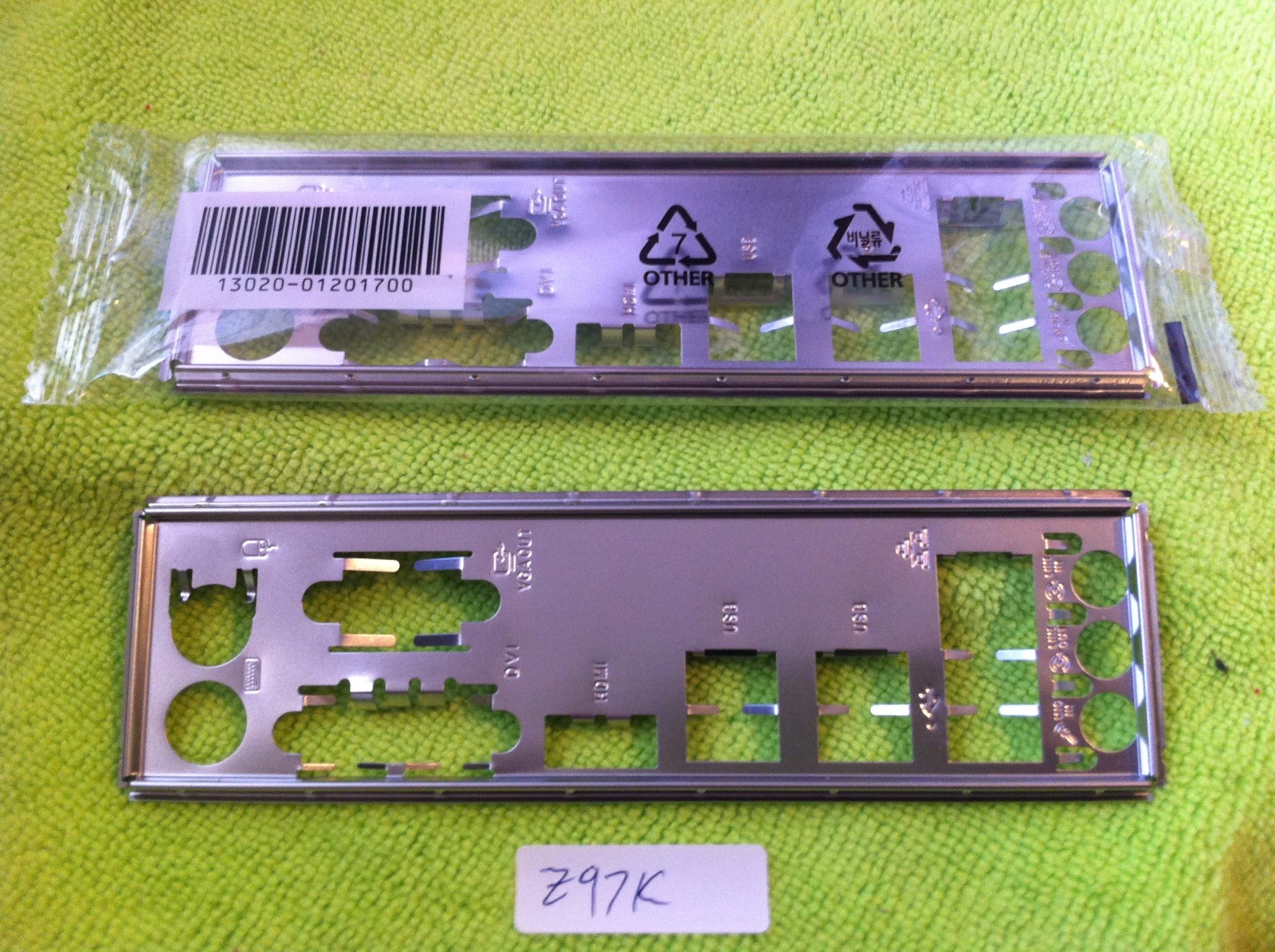 ASUS IO SHIELD for  H170 PLUS D3, H170M E D3 , H110M PLUS ,ORIGINAL 