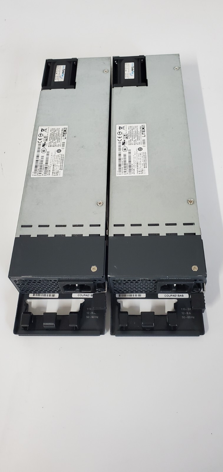 LOT OF 2 Cisco Catalyst C3KX-PWR-1100WAC 3K-X 1100W AC PSU for 3560X/3750X