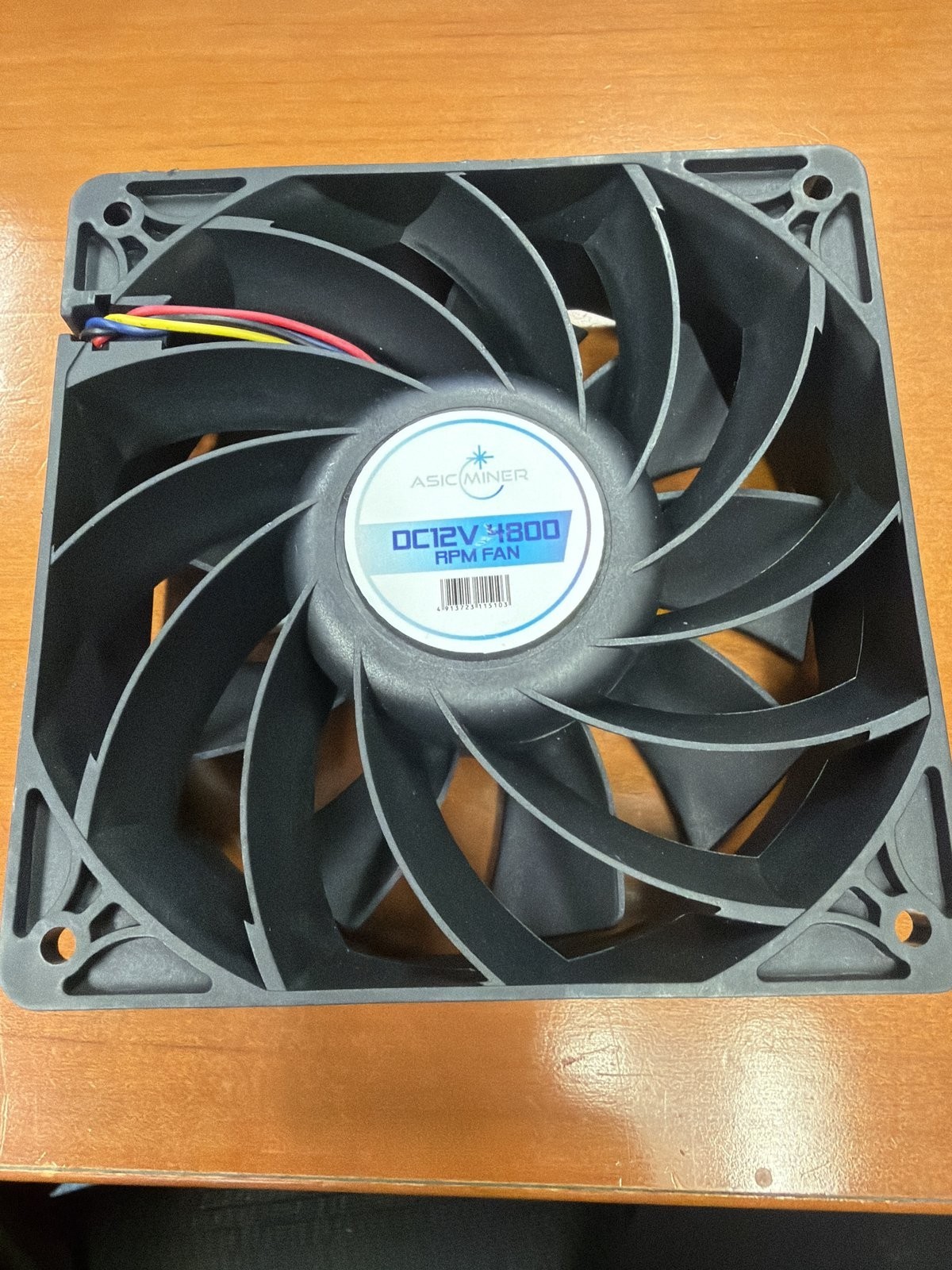 Lot of 2x 120mm Delta QFR1212GHE / ASIC Miner Fans 12V High CFM (1 NIB + 1 Open)