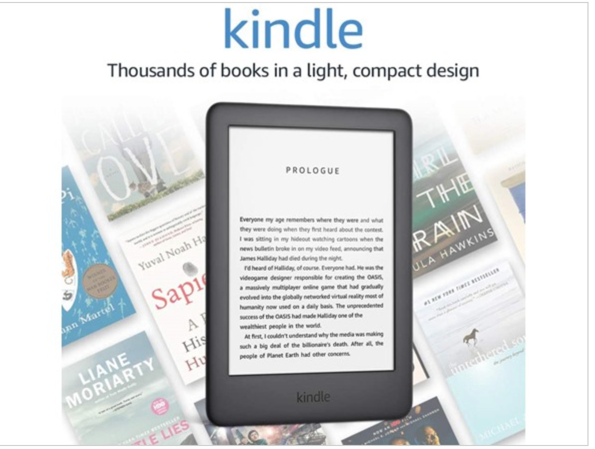 NEW Amazon Kindle 10th EReader Generation Gen Wi-Fi 6-inch Black E-Reader