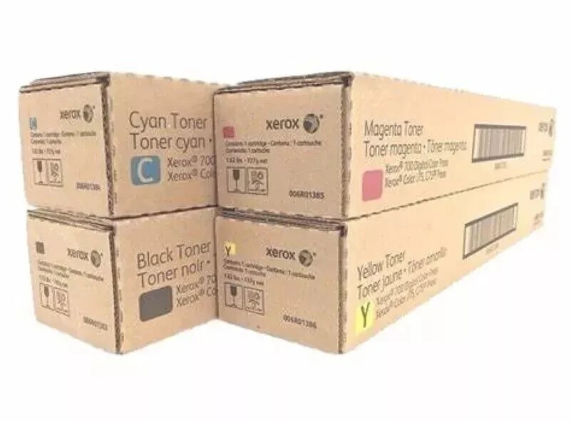Genuine Xerox Black Cyan Magenta Yellow Toners for Versant 80 180 280