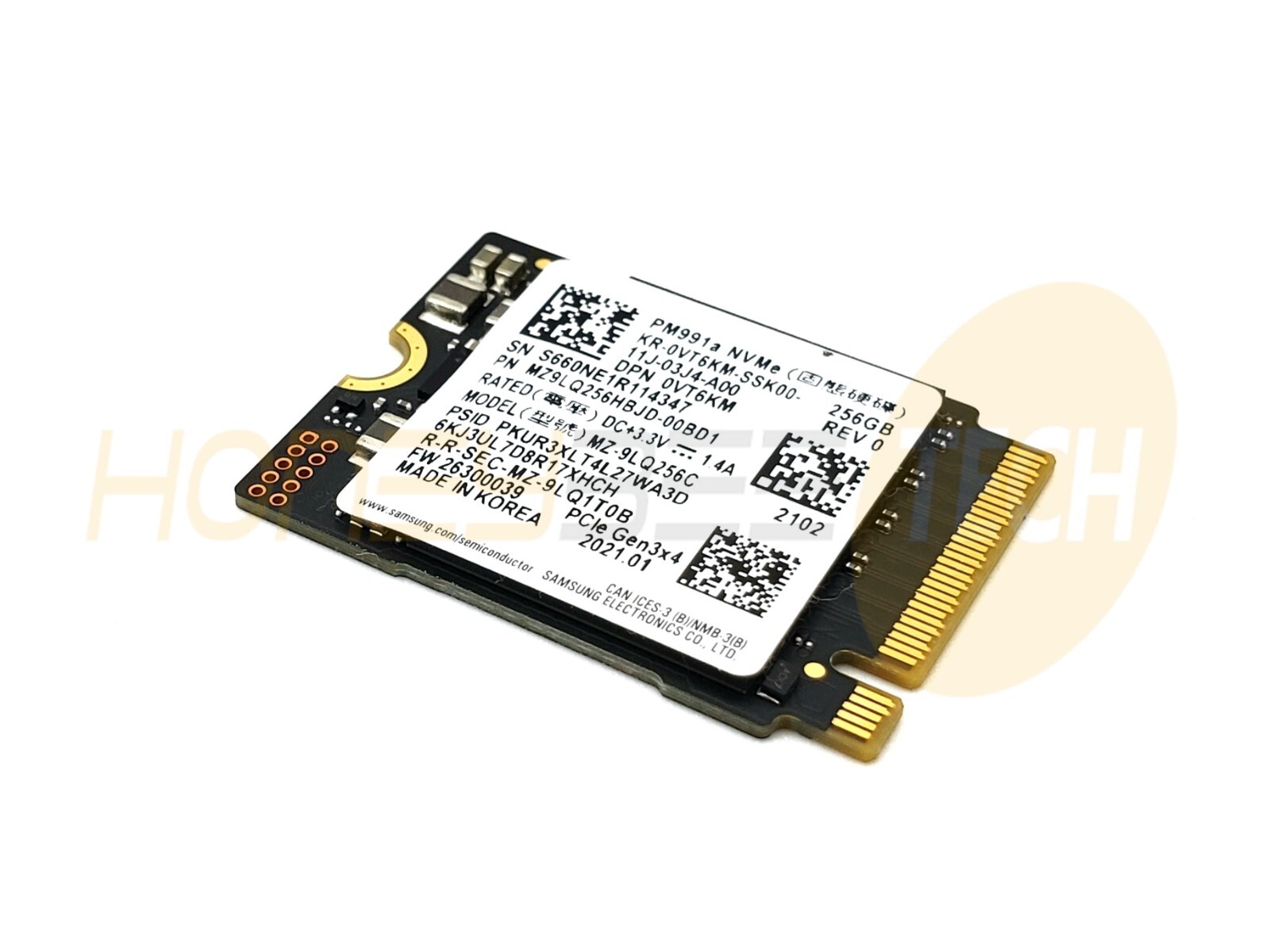 GENUINE DELL 256GB PCIE NVMe M.2 2230 SOLID STATE DRIVE VT6KM 0VT6KM TESTED