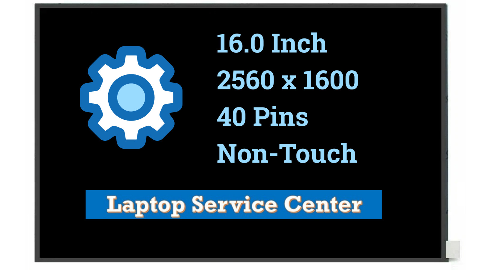 Dell DP/N 0GV250 GV250 OGV250 LCD LED Screen 16" QHD+ Matte Non Touch Display