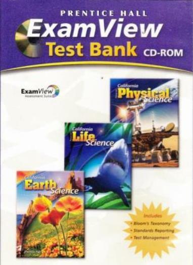 Prentice Hall California Science Explorer: ExamView Test Bank PC MAC CD exams