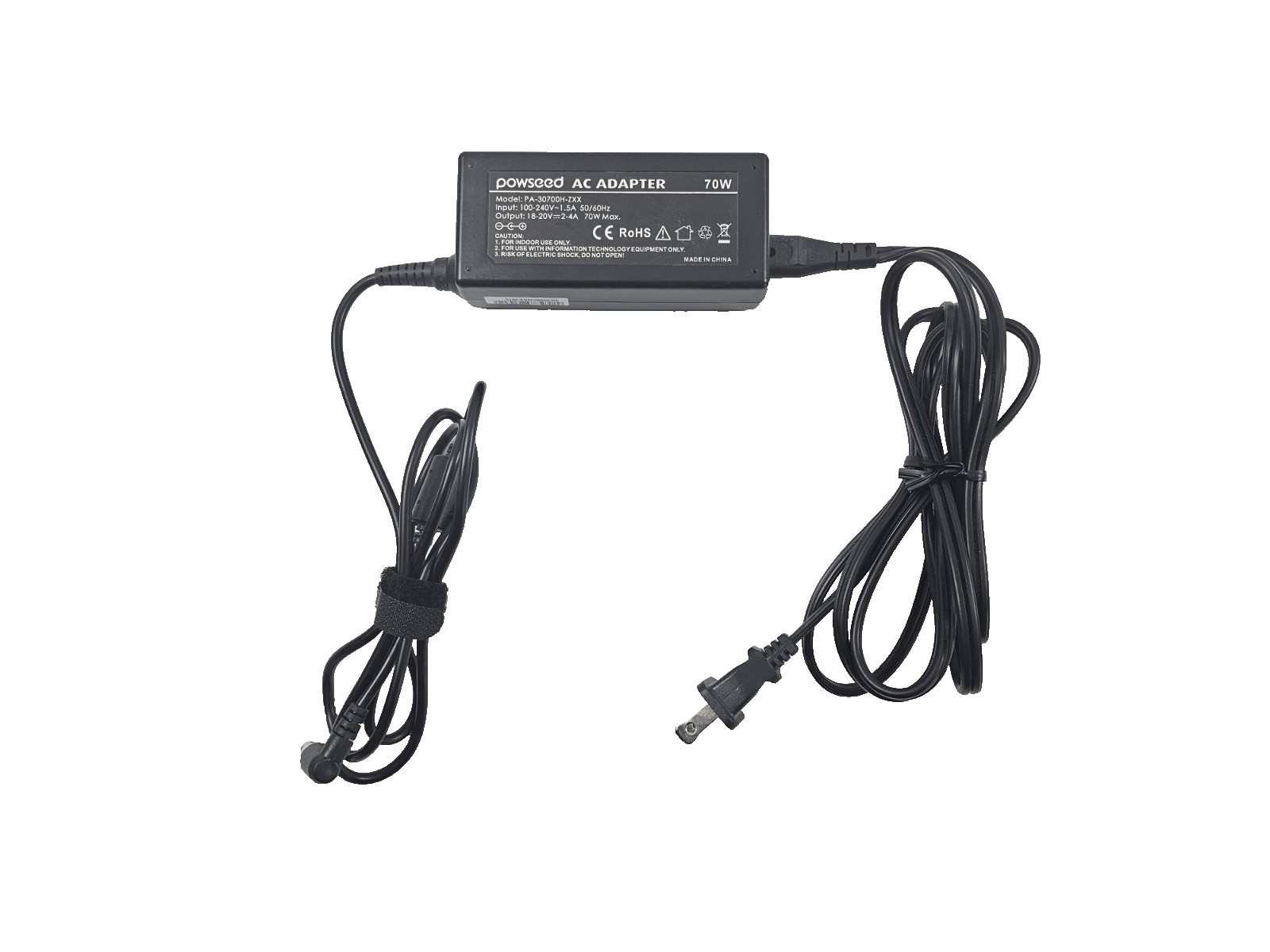 Powseed 18-20V 2-4A 70W AC Adapter Model PA-30700H-ZXX