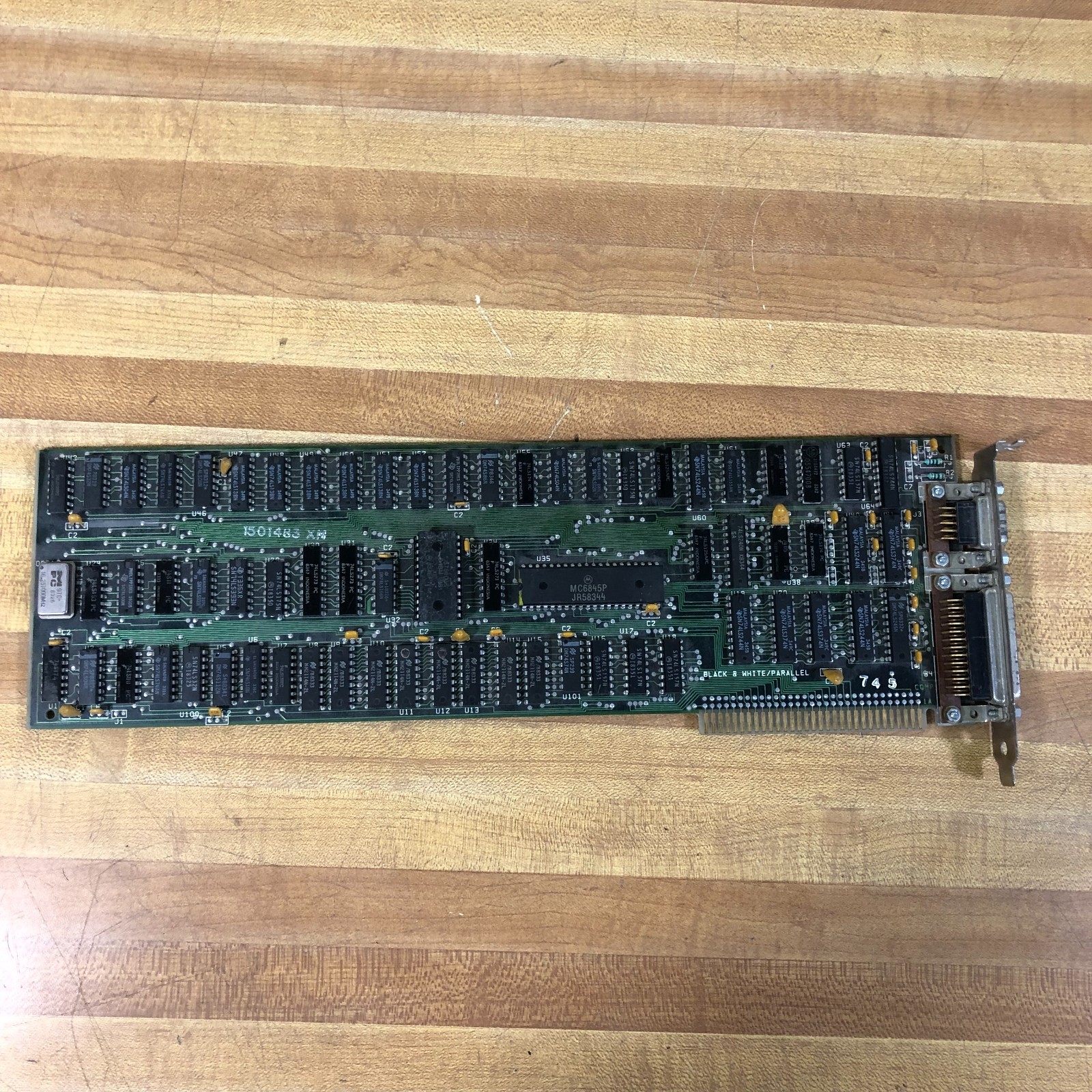 Vintage IBM 1501483 XM 8 Bit ISA Monochrome Video Card for IBM PC XT/AT Computer