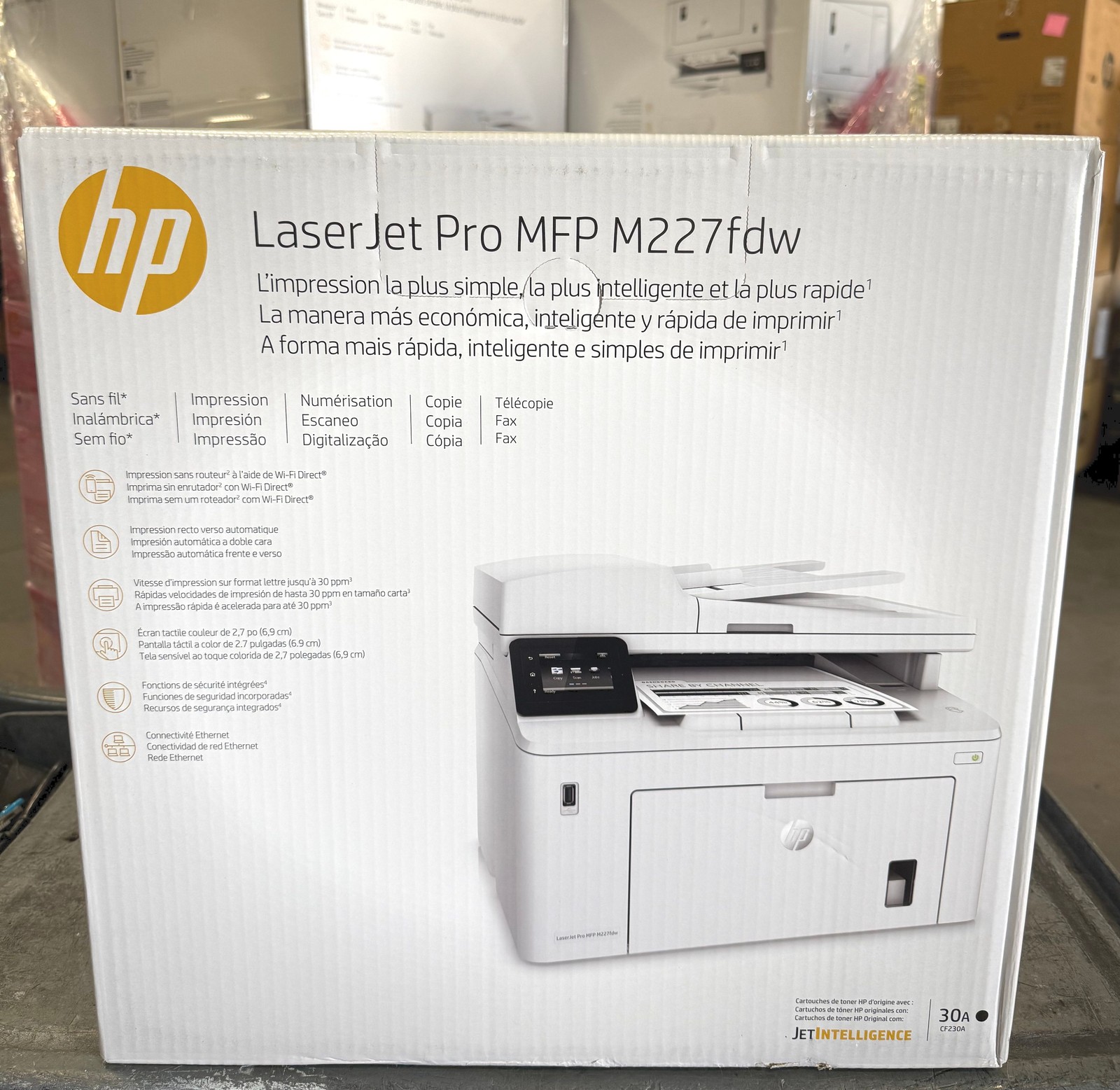 HP G3Q75A LaserJet M227fdw Multifunction Printer - New