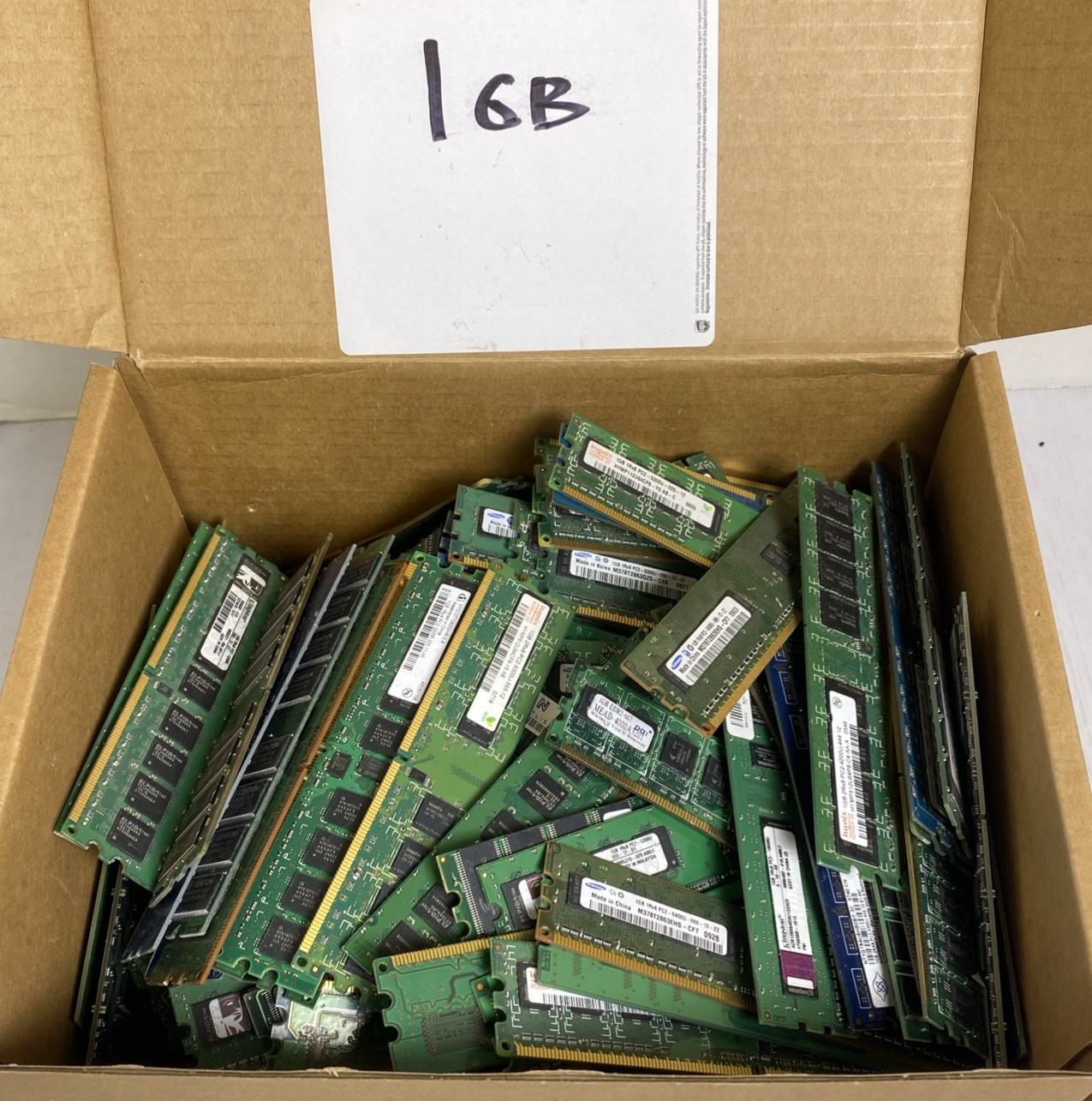 10 pound (10lbs) Lot of 1GB RAM STICKS MIXED LOT (unsorted and untested)