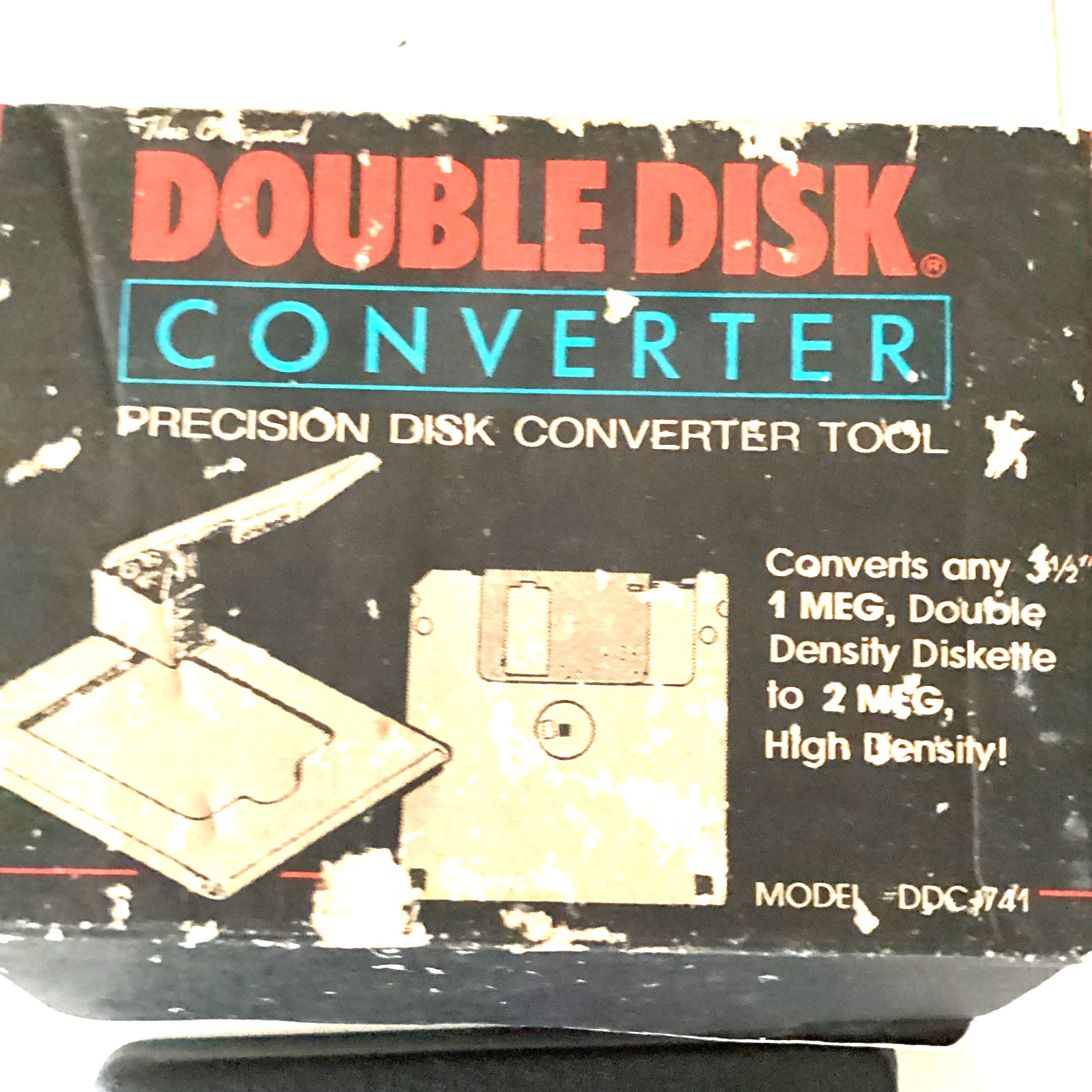 Vintage Tech Double Disk Converter Tool Floppy Disk PC Data Transfer Adapter