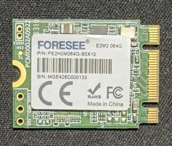 Foresee E2M2 064G 64GB mSATA Internal SSD FE2H0M064G-B5X10 from steamdeck