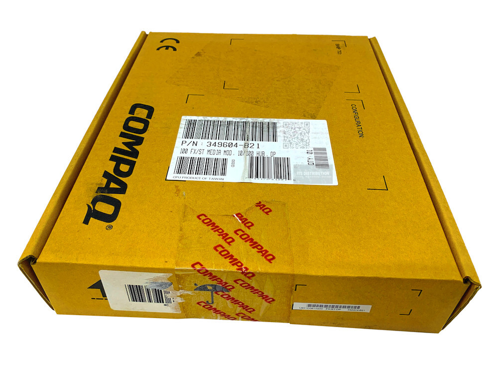 349604-B21 I New Sealed HP Compaq 100FX/ST 10/100 Eth Media Module 349612-B21