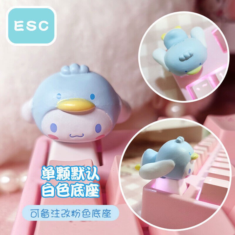 Kuromi Cinnamoroll Melody Pochacco Keycap Cute Keyboard Decorations Key Caps