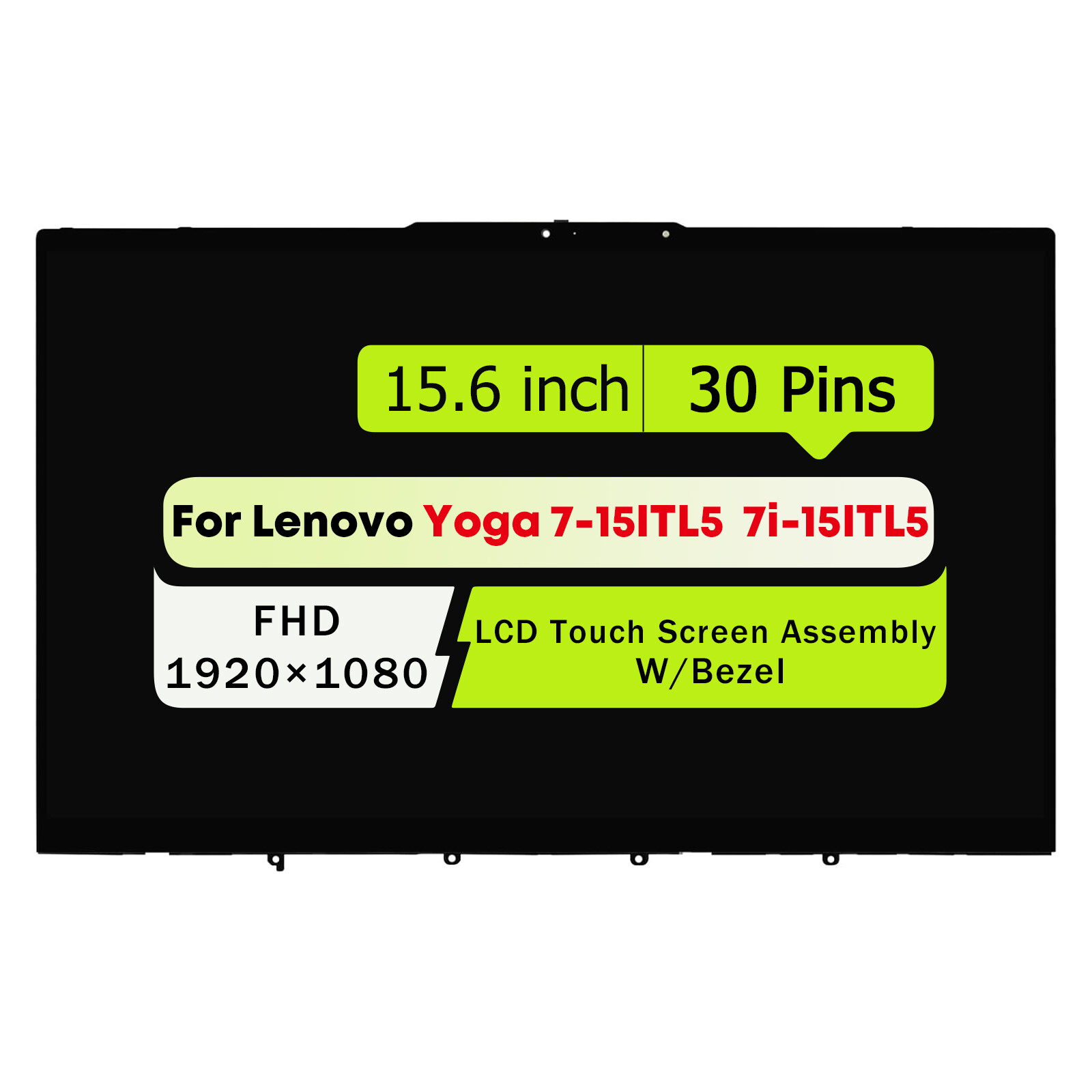 FHD LCD Touch Screen Replacement for Lenovo Yoga 7-15ITL5 82BJ0001US 82BJ0085US