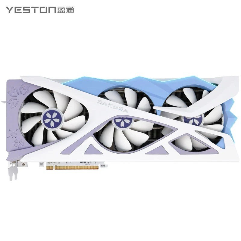 Yeston Sakura AMD Radeon RX 7800 XT 16GB Graphics Card Gaming GPU