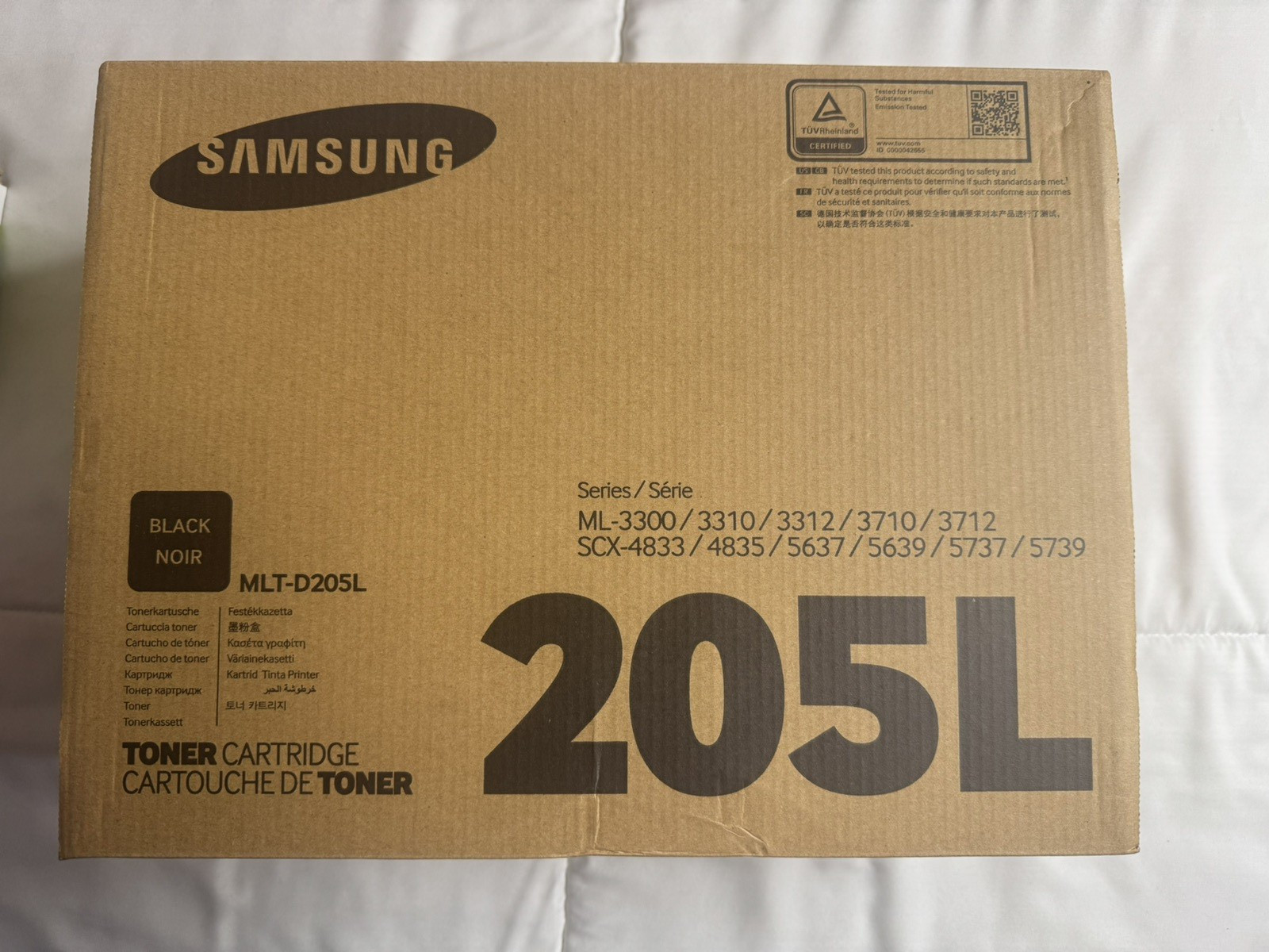 Genuine Samsung MLT-D205L Black Toner Cartridge 205L