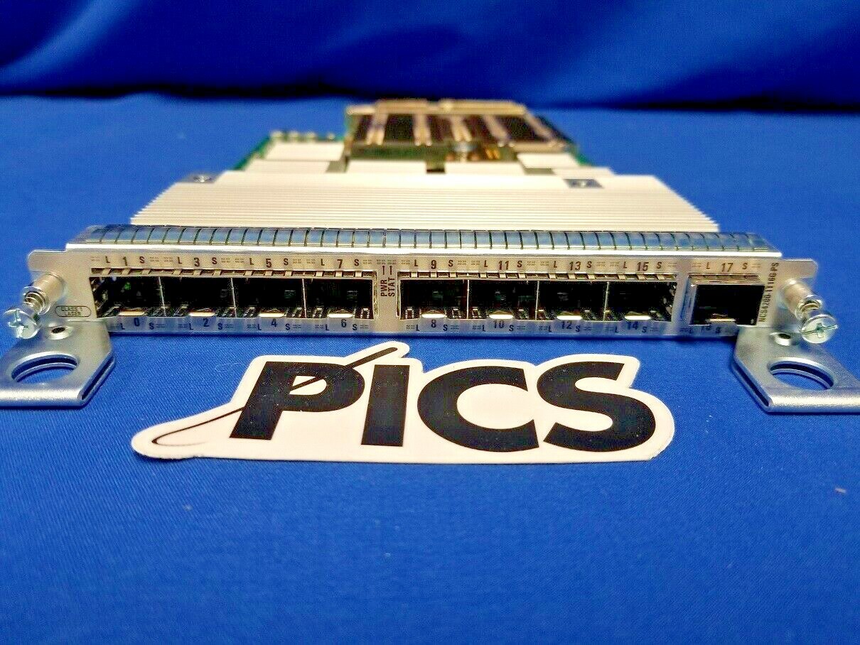 Cisco NCS4200-1T16G-PS Exp Mod, 1x 10GE, 16x GE/FE Line Card C-SFP, Used, Tested