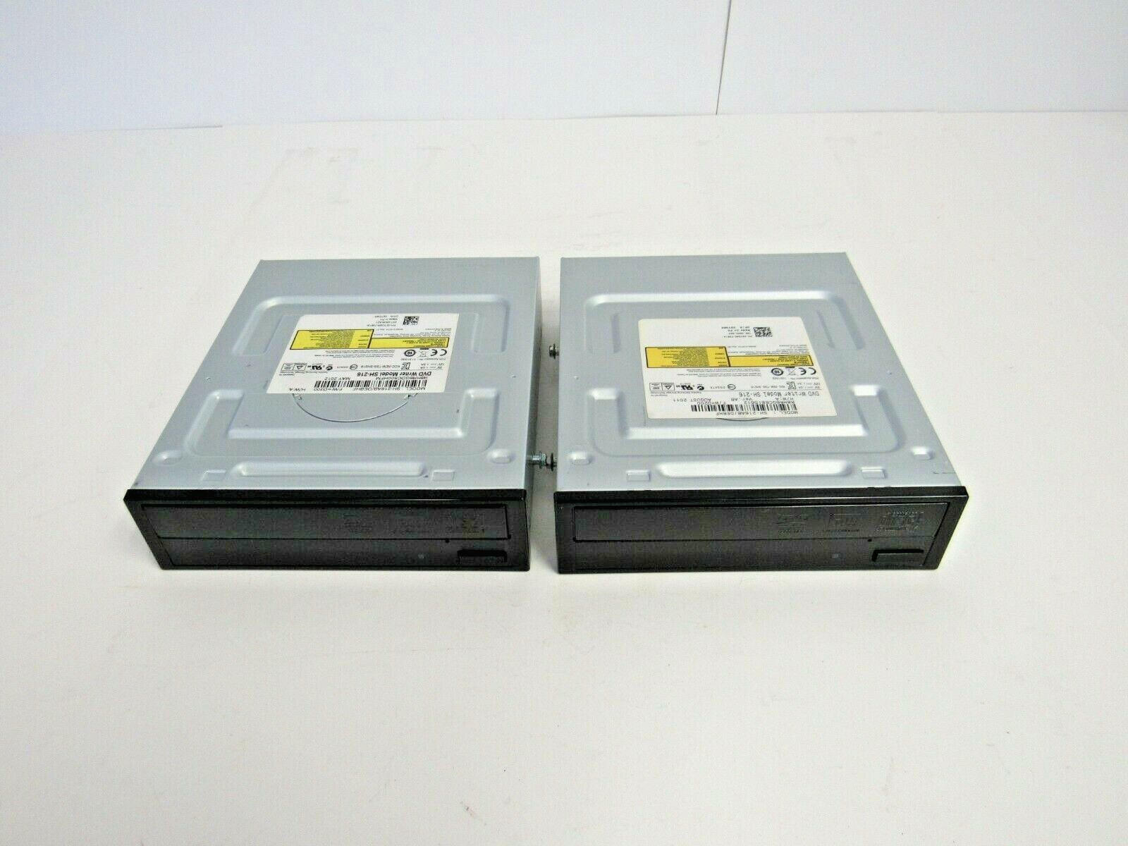 Dell Lot of 2 2YD8R Samsung SH-216 Internal 16x DVD±RW DL Black SATA Drive  66-5