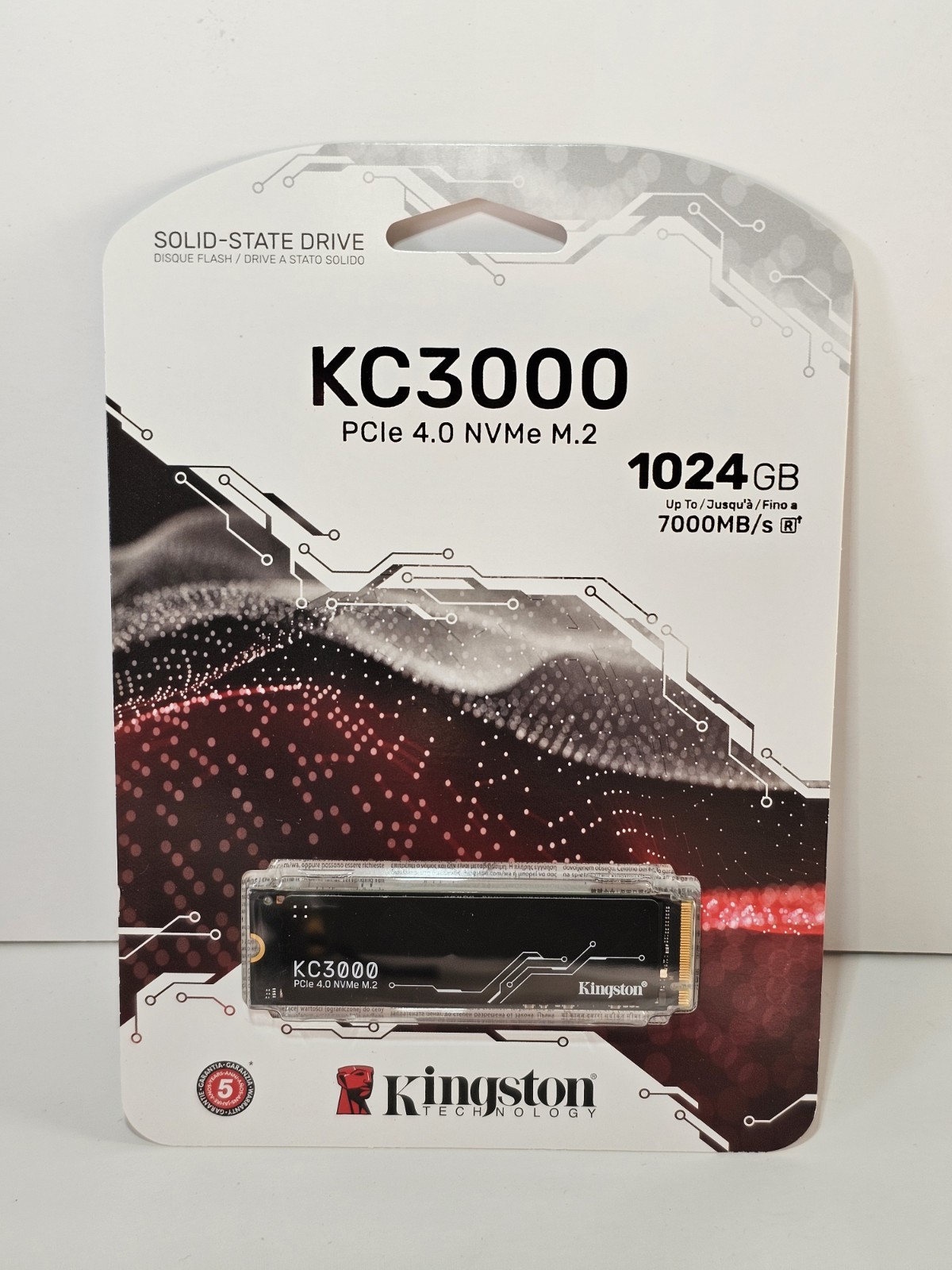 Kingston KC3000 M.2 2280 1024GB PCIe 4.0 x4 NVMe 3D TLC Internal Drive - OEM box