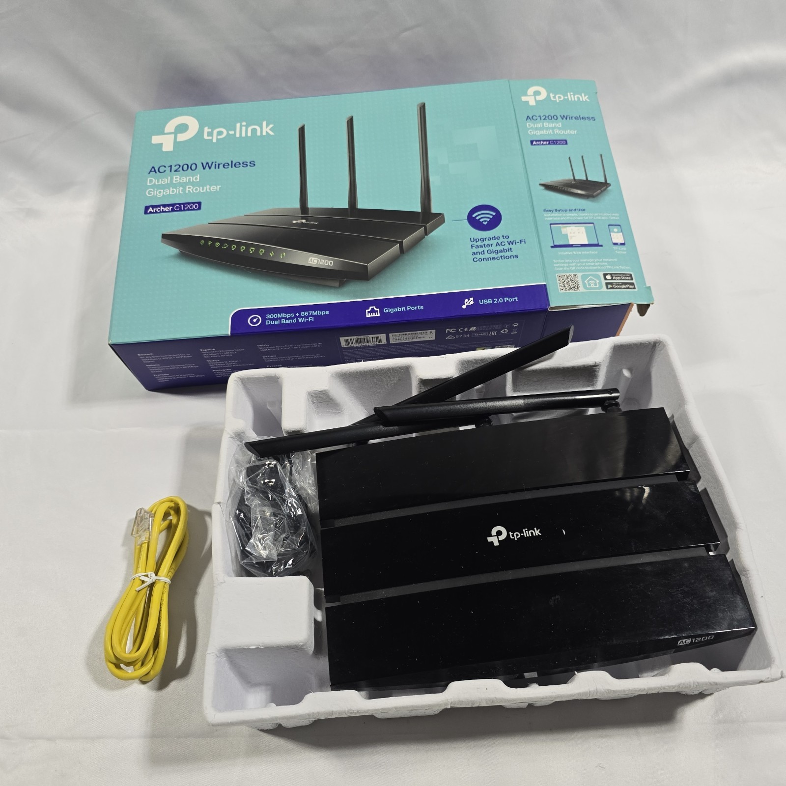 TP-LINK AC 1200 Wireless Dual Band Gigabit Router Archer C1200