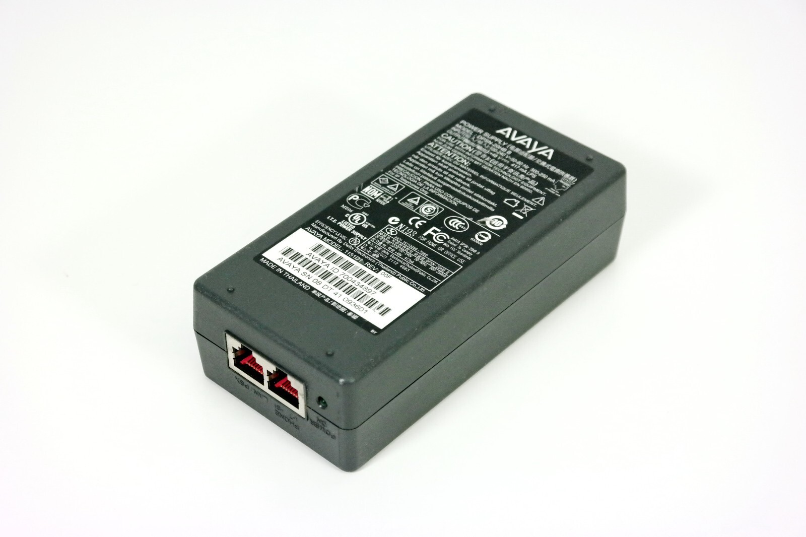 Genuine Avaya DPSN-20HB B AC Adapter PoE Injector 48V 0.417 20W Power Supply OEM