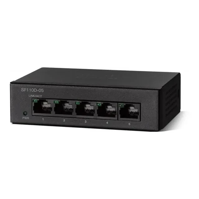 Brand New Cisco SF110D-05 5 Port Desktop Switch