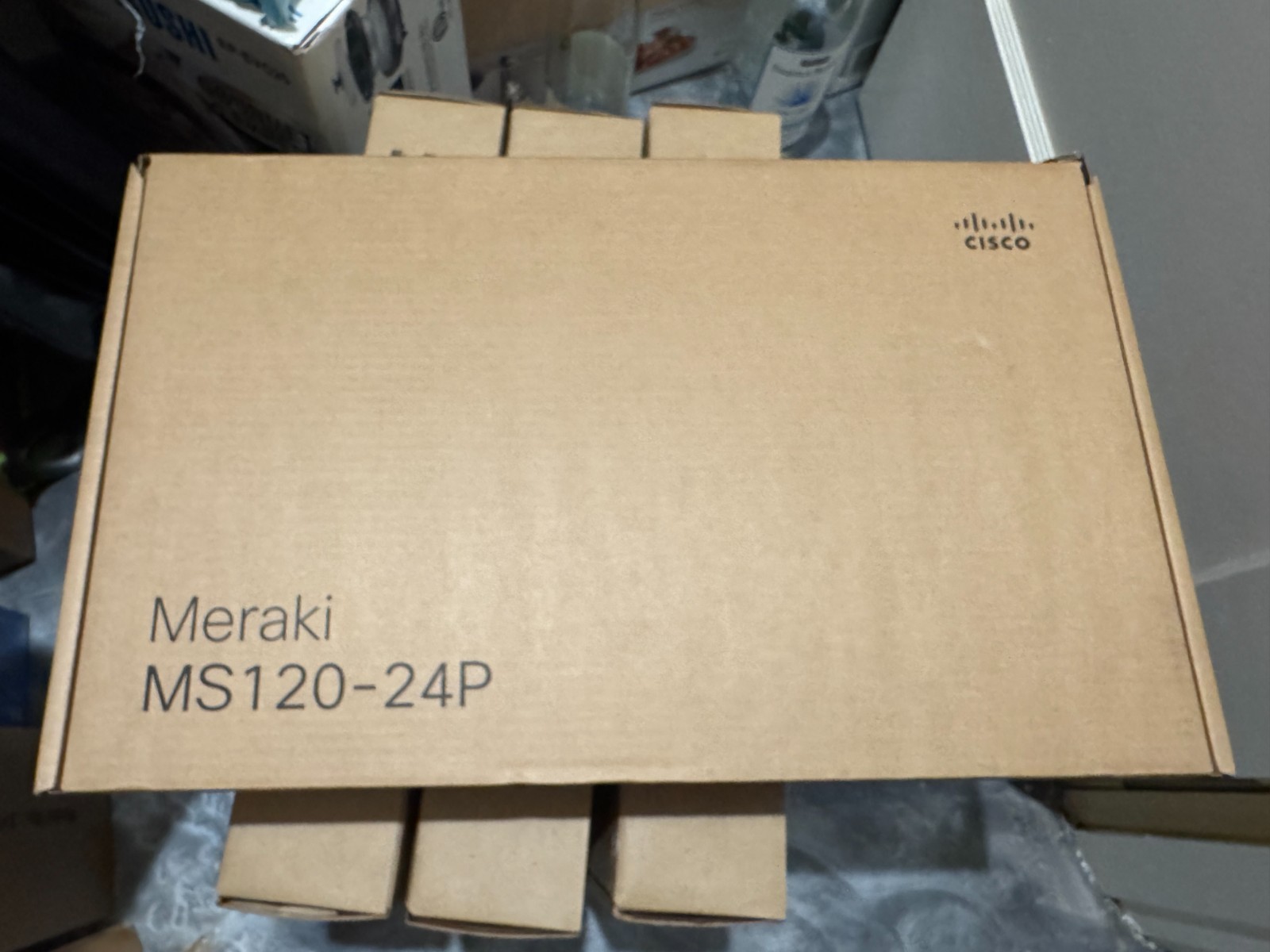 NEW CISCO MERAKI MS120-24P HW Cloud-managed gigabit access switch 24 PoE+ ports