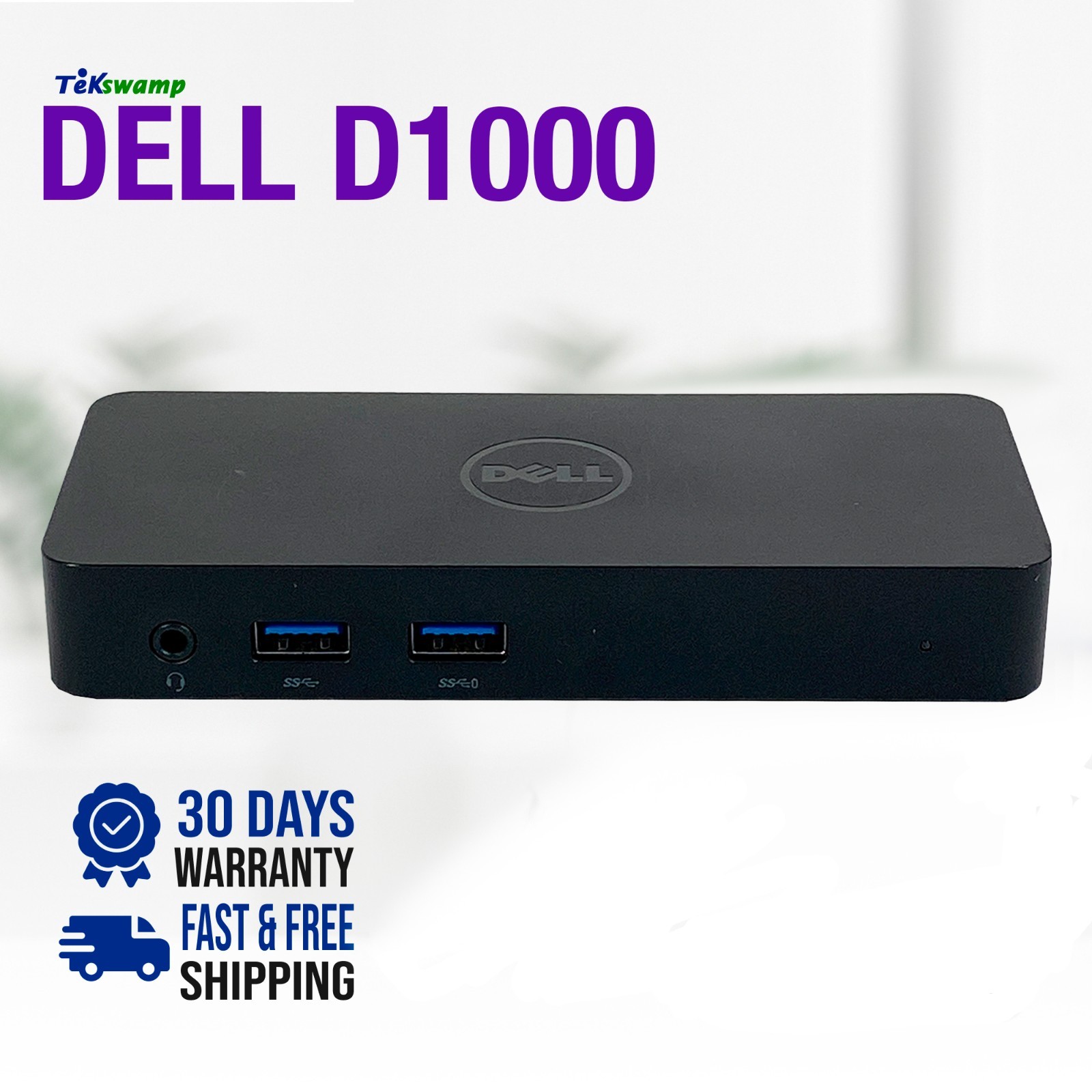 Genuine Dell D1000 USB 3.0 DisplayPort HDMI Dual Display Docking Station JCJWD