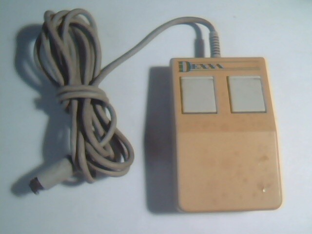 Vintage Dexxa Mouse PA-9MD DZL6QBP7-3F Two-button mini DIN Bus - WORKING