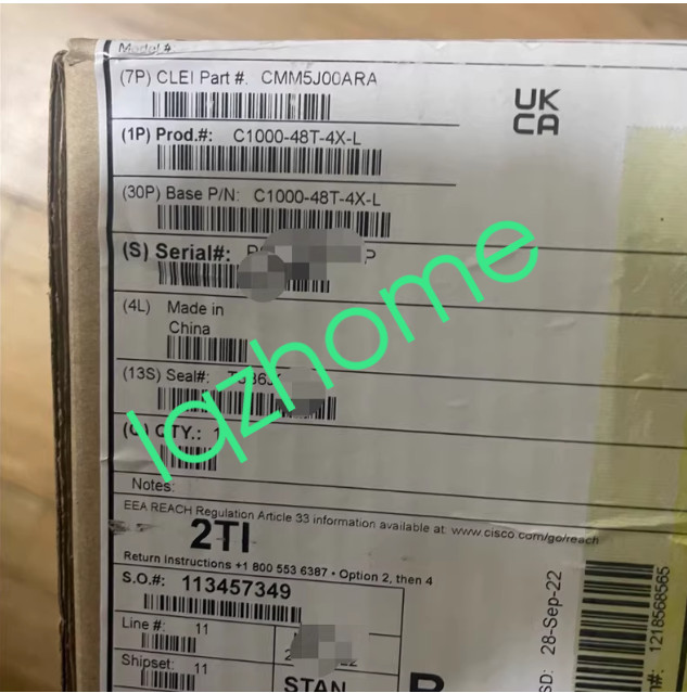 1PCS Cisco switch C1000-48T-4X-L new via FedEx or DHL