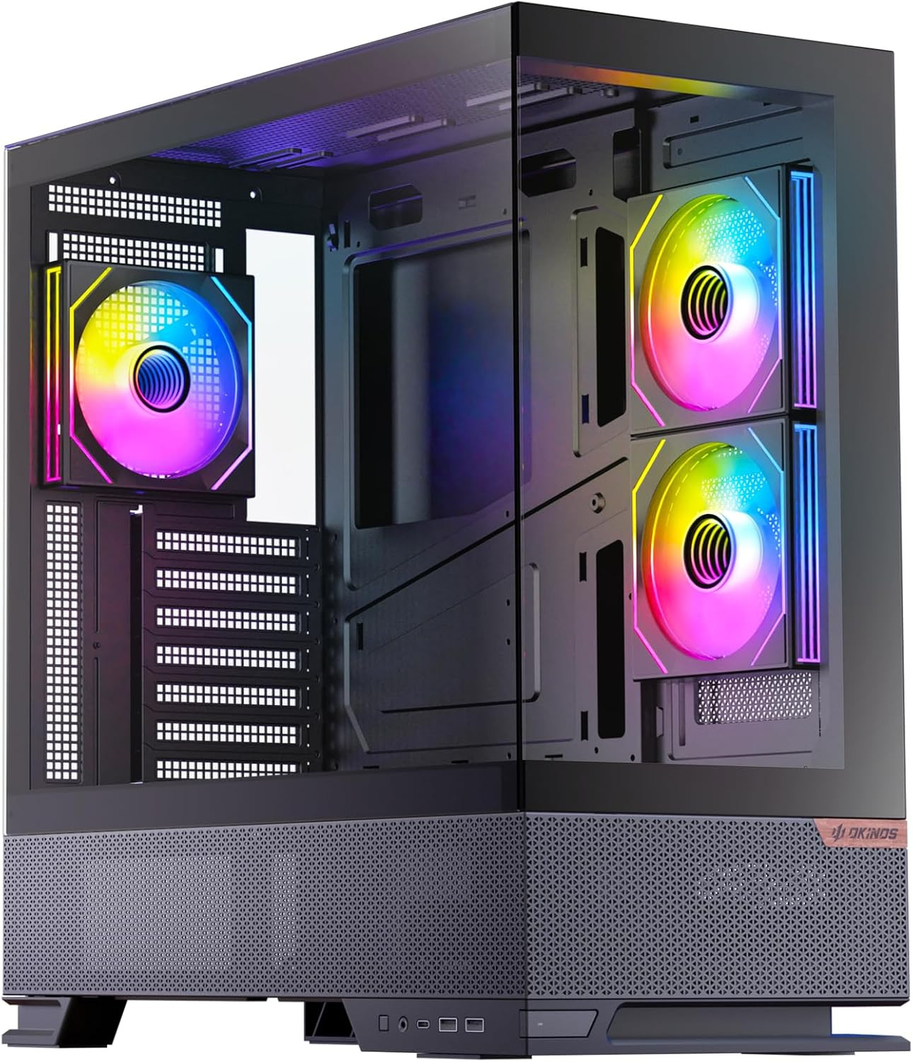 Aqua 6 Infinity, ATX PC Case, 3 × 120Mm Infinity ARGB PWM Fans Pre-Installed, 36