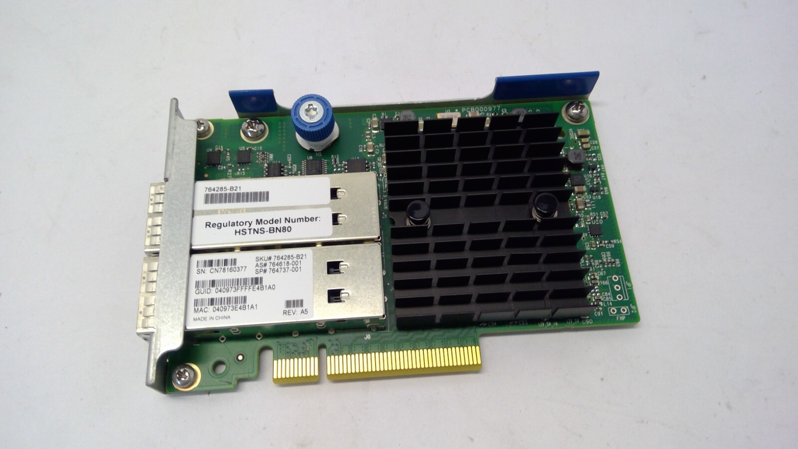 HP InfiniBand FDR 10GB/40GB 544+FLR QSFP PCIe  764285-B21 764618-001 764737-001