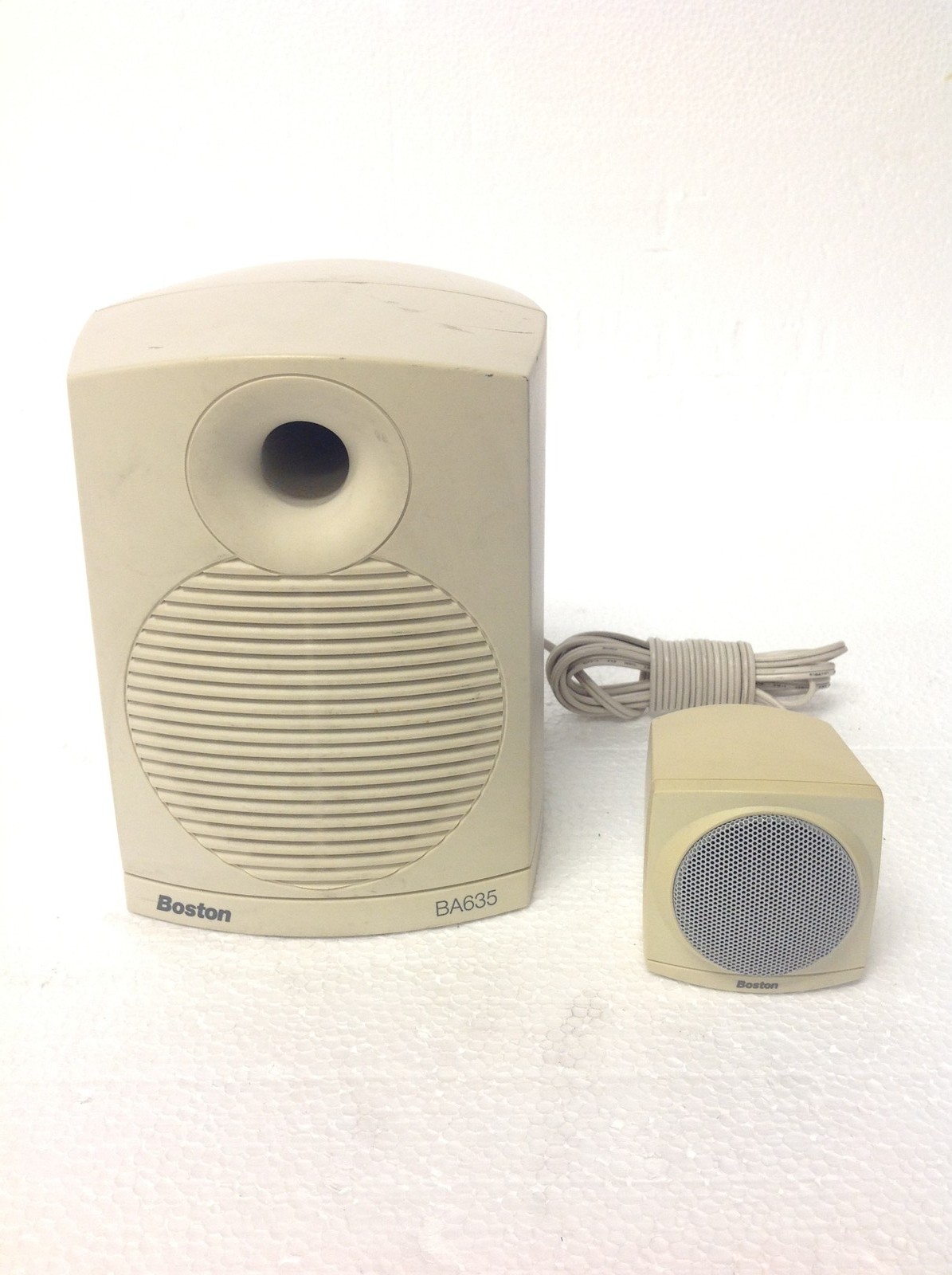 Boston BA635 2.1 Wired Speaker System Subwoofer w/ Left Speaker Speaker, No AC