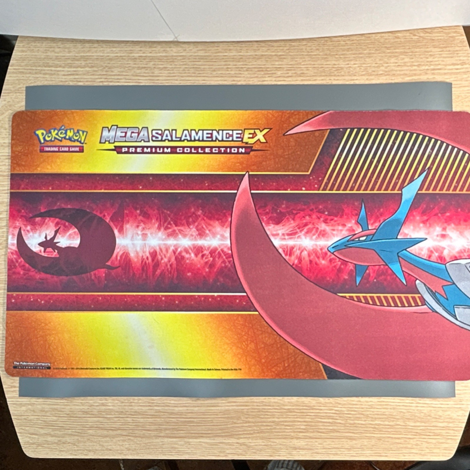 Pokémon TCG Mega Salamence EX Playmat – Premium Collection – Official – Used
