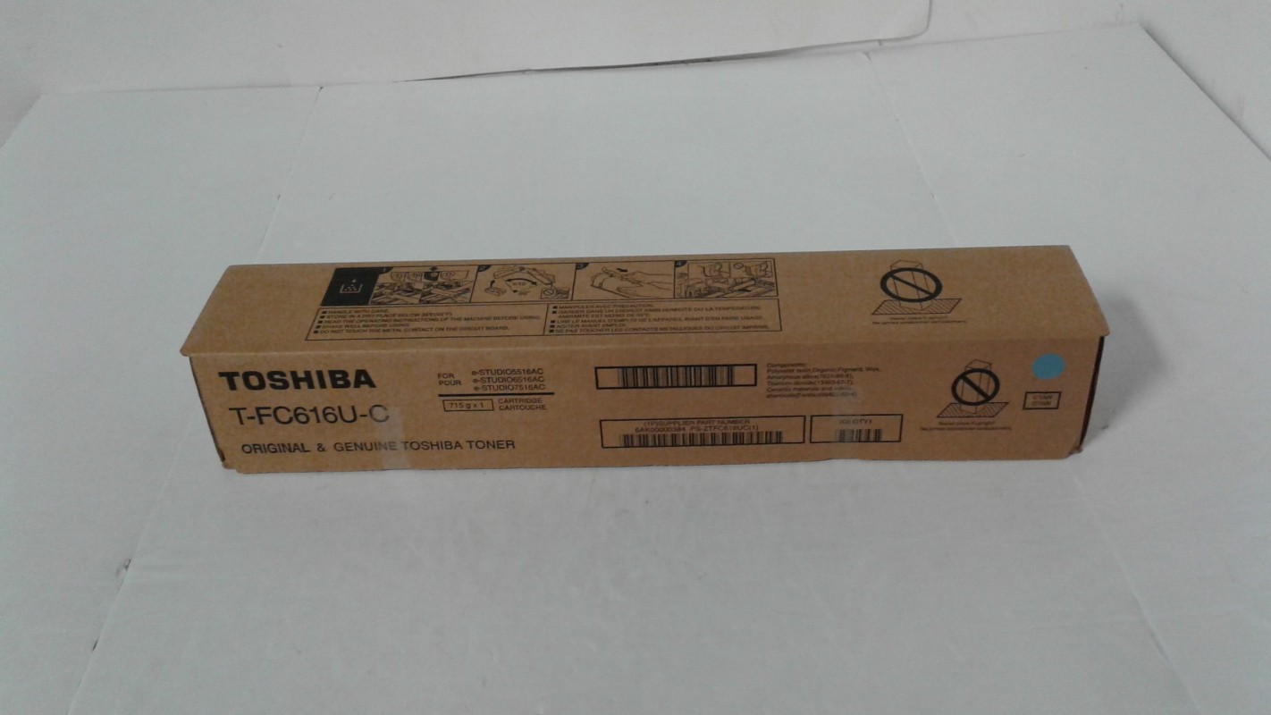 Toshiba T-FC616U-C Toner Cyan 39.000 Pages for Toshiba e-Studio 5516ac