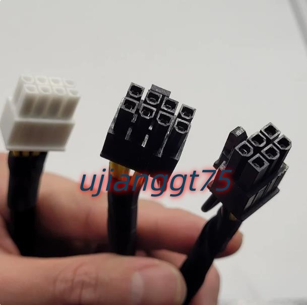 2pcs DRXPD  Dell T620 T630 T640 server GPU card power supply cable  8p to 6p+8p