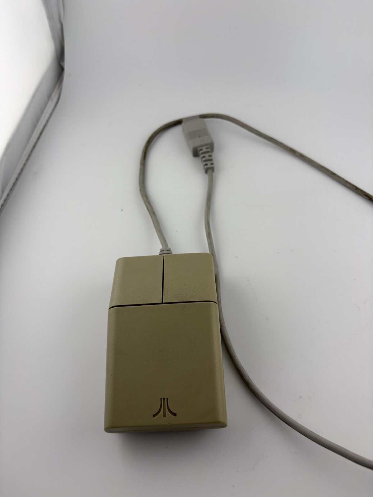 Vintage Atari ST Mouse Original Beige Mechanical Ball Mouse 520ST