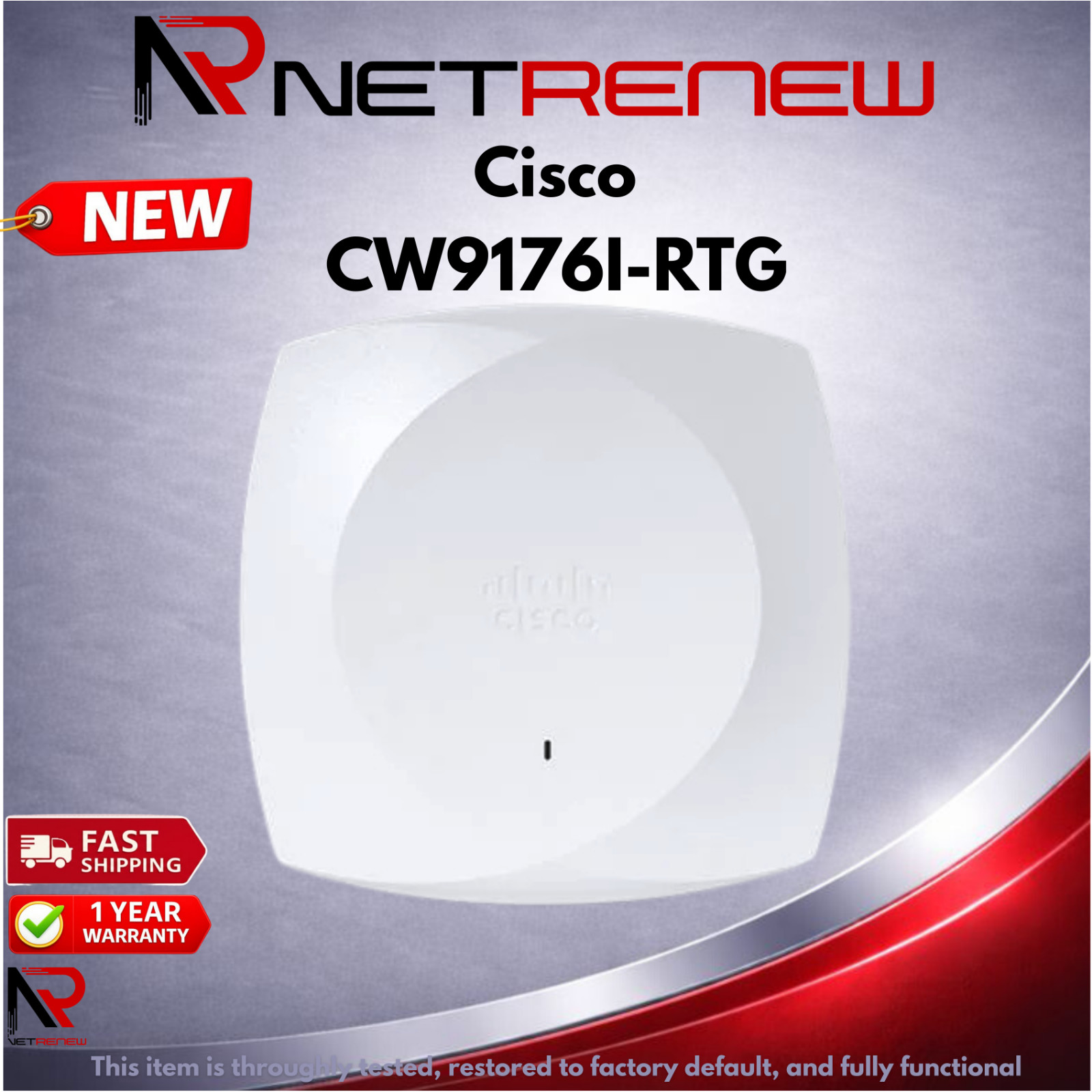 NEW Cisco CW9176I-RTG  IEEE 802.11 Tri Band Wi-Fi 7 Wireless Access Point